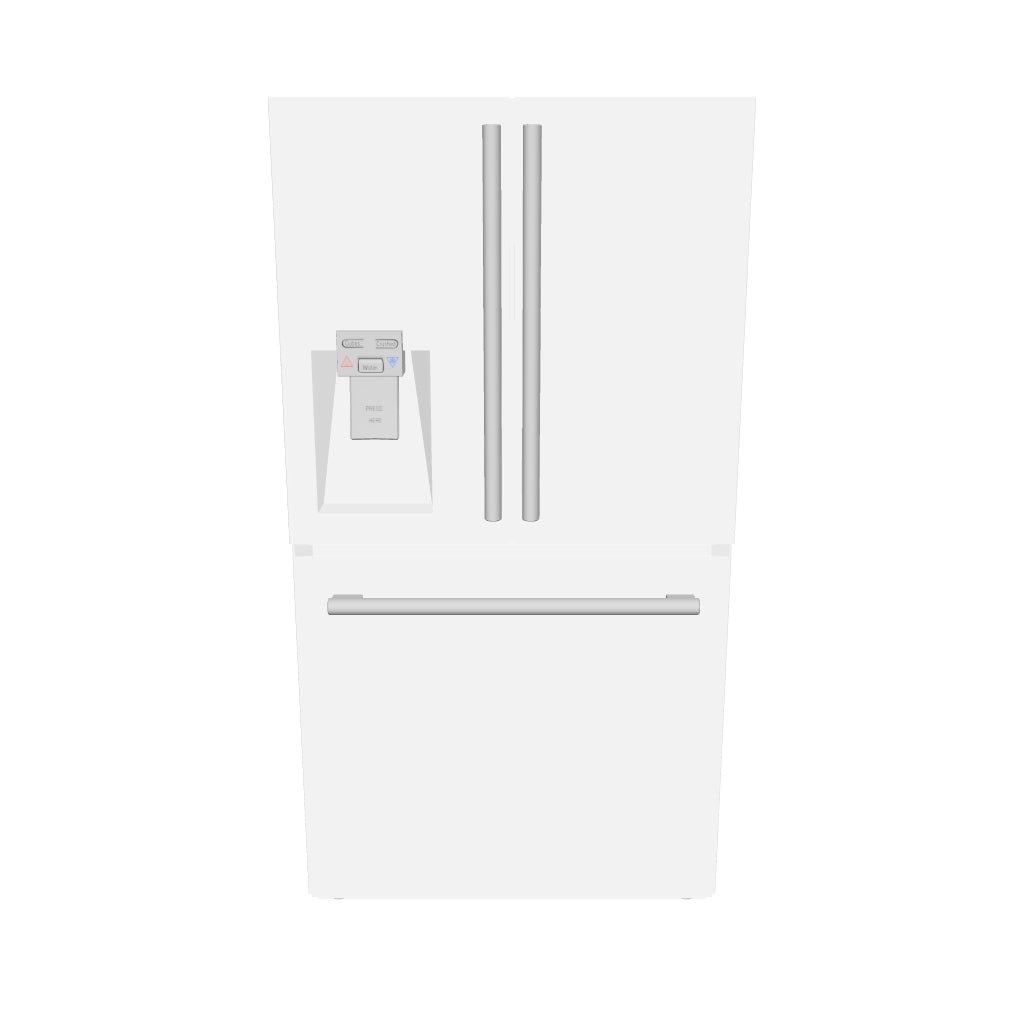 Personalised 90cm 3 Door French Drawer Fridge Freezer